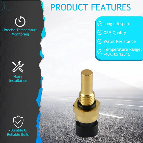 Engine Coolant Temperature Sensor For GM Cars And Trucks Direct Fit Replacement For Chevy Cavalier Cobalt Equinox Express