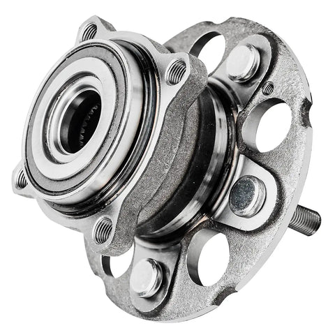 Front view of Rear Wheel Bearing Hub Assembly Set For Honda CR-V 4WD 2007-2011 And Acura RDX AWD 2007-2012 And 2016-2018 AWD, 5 Lug