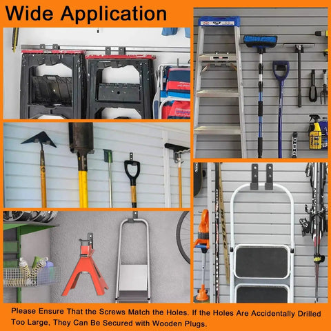 Heavy Duty Jack Stands Wall Mount Organizer For 2 To 6 Ton Capacity in garage with tools and equipment displayed