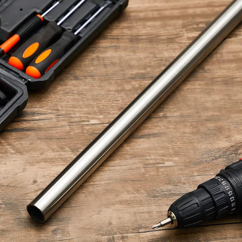 One And A Half Inch Outer Diameter 304 Stainless Steel Tubing Weldable Round Metal Tube Two Feet Long With 0.06 Inch Wall Thickness