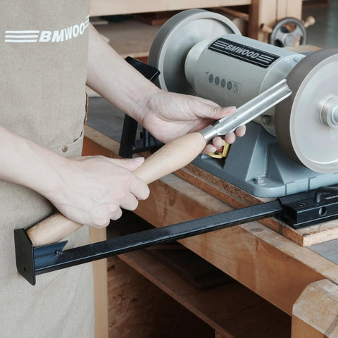 Complete 4 Piece Grinding Jig System For Wood Chisels And Turning Tools Sharpening By BG Improve Grinder Table Performance in use
