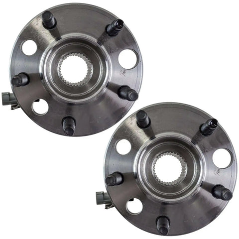 Front Left and Right Wheel Bearing and Hub Assembly Pair for Buick LeSabre Riviera Century Park Avenue With ABS Compatible 1992-1999