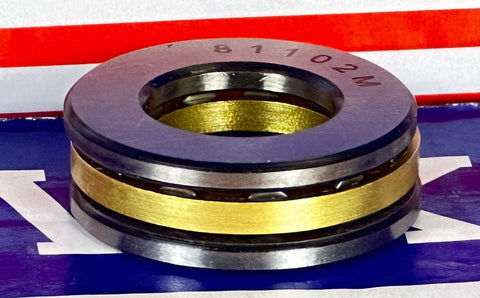 81102M Cylindrical Roller Thrust Bearing 15x28x9mm - Bronze Cage