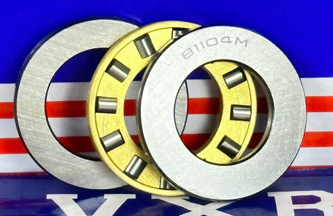 81104M Cylindrical Roller Thrust Bearing 20x35x10mm - Bronze Cage
