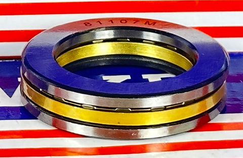 81107M Cylindrical Roller Thrust Bearing 35x52x12mm - Bronze Cage