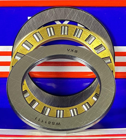 81111M Cylindrical Roller Thrust Bearing 55x78x16mm - Bronze Cage