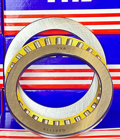 81115M Cylindrical Roller Thrust Bearing 75x100x19mm - Bronze Cage