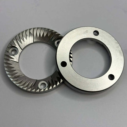 40mm Flat Burr Blade For Electric Espresso Grinders Replacement Part In Stainless Steel For Pro Grade Precise Consistent Coffee Grinding Durability And Easy Maintenance Flat Wheel Burr Milling Accessory For Home Barista Use
