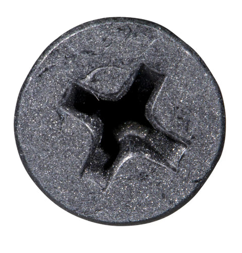 Flat Head Phillips Twinfast Wood Screws Black Phosphate 10 By 1.5 Inch Durable Low Carbon Steel Fasteners for woodworking.