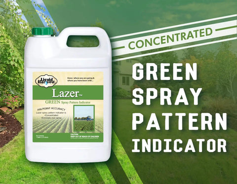 Lazer Green Lawn Spray Indicator Dye For Water Based Solutions 1 Gallon 128 Ounces Concentrated Turf Marker