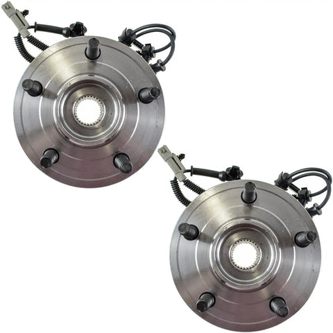 Front Left And Right Wheel Bearing And Hub Assembly Set For 2005 2010 Jeep Grand Cherokee And 2006 2010 Commander Two Piece Beefed