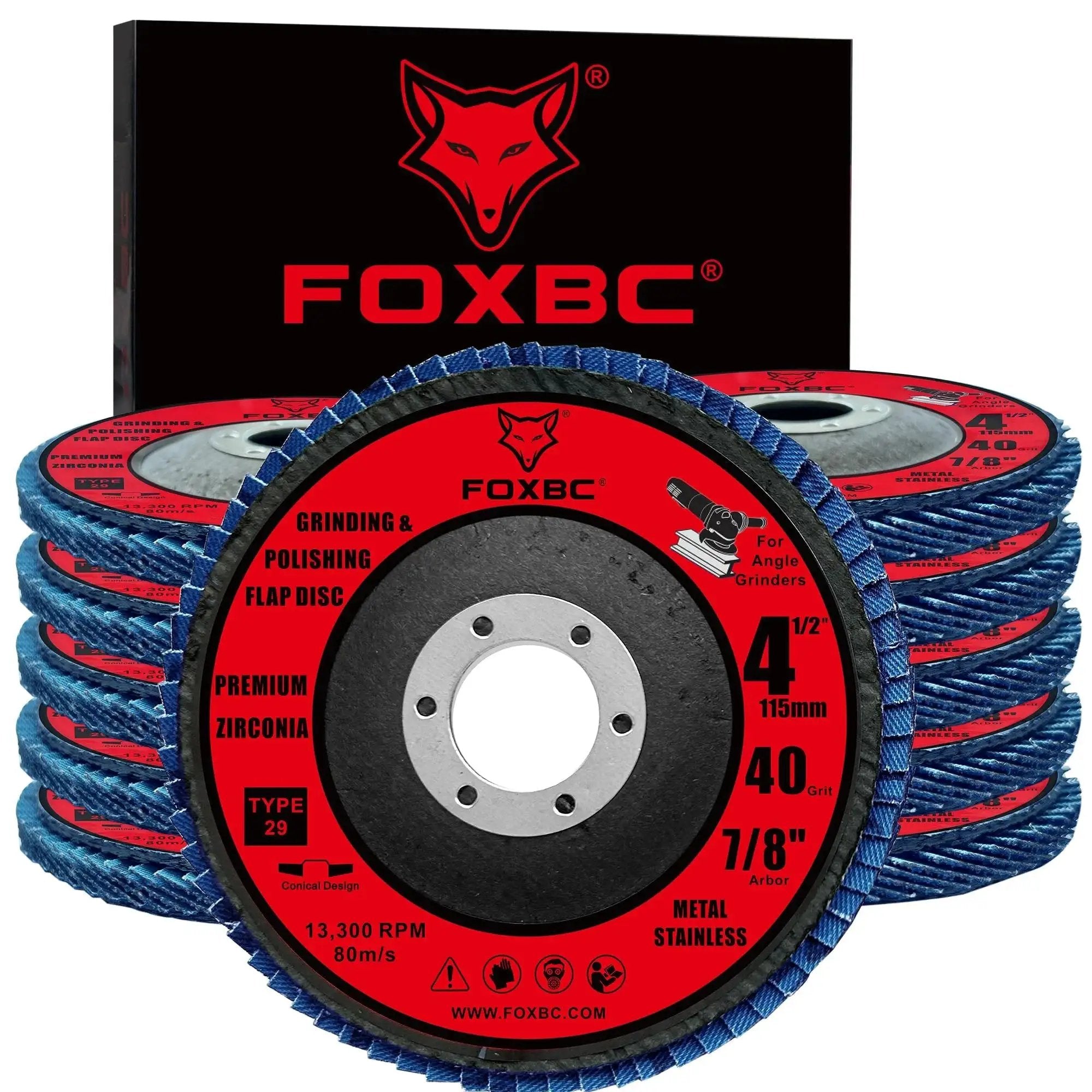 conical flap disc for angle grinder 40 Grit 10 Pack 🍁 ...