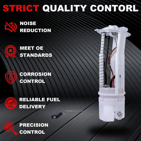 Electric Fuel Pump Module Assembly For 2005-2007 Jeep Liberty L4 2.4L And V6 3.7L Replaces E7199M shown with quality control features