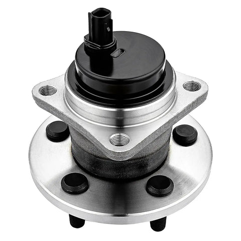 Front view of Pair Rear Wheel Bearing And Hub Assembly For 2009 2010 Pontiac Vibe 2009 2019 Toyota Corolla And 2009 2014 Toyota Matrix FWD Durable Replacement Wheel Hub