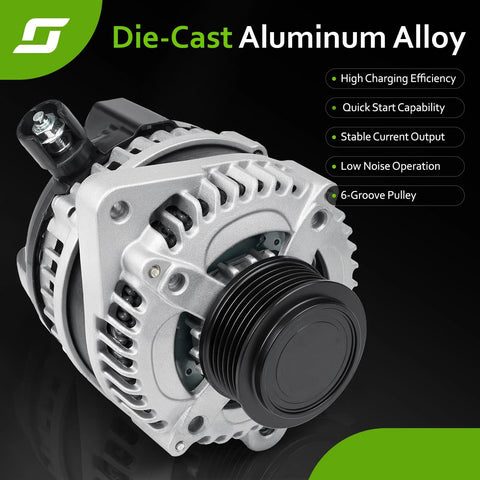 New V6 3.5L Alternator Replacement For Odyssey Pilot And Ridgeline Reliable Auto Part For 2011 2012 2013 2014 2015 Models