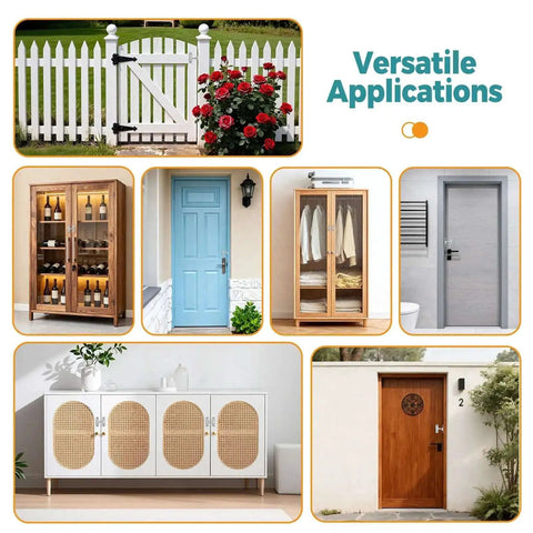 Heavy Duty 90 Degree And 180 Degree Barn Door Lock Made From Rust Proof Zinc Alloy for various indoor outdoor applications.