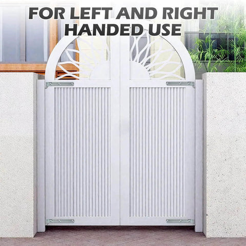 Two Pack 12 Inch Zinc Strap Gate Hinges Heavy Duty Zinc Plated with L Screw M16 x 101mm For Barns Sheds And Other Swing Doors