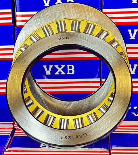 81224M Cylindrical Roller Thrust Bearing 120x170x39mm - Bronze Cage