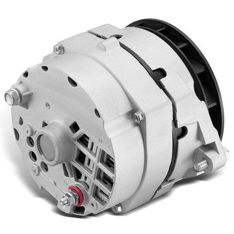 Drop In Direct Fit Alternator Replacement For Chevy G30 C20 K10 S10 K5 Blazer Impala Malibu C10 And GMC G3500 C3500 C1500 K1500 From 1983 To 1990 OE Replacement 7272 12 7273 12 7294 12 0463060 10463397, product back view