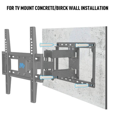 Concrete wall anchors for TV wall mount installation suitable for concrete or brick walls plastic anchor bolts 10x50mm image