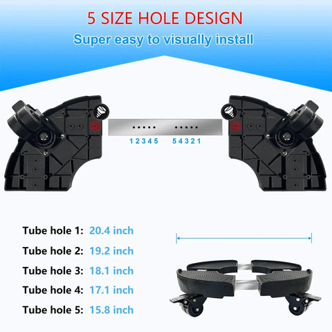Heavy Duty Plant Caddy With Wheels 440 Lb Capacity Rolling Plant Stand 15-20 Inch Adjustable Hole Sizes View