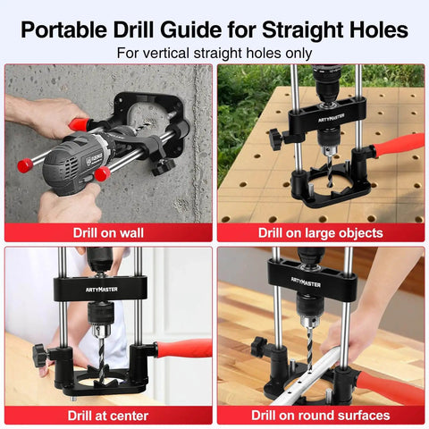 Drill Rework Portable Drill Guide for Woodworking - Precision Tools...