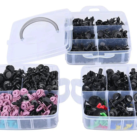 Must Have 725 Piece Car Push Retainer Clips And Auto Fasteners Kit With 23 Popular Sizes Nylon Bumper Fender Rivets in cases