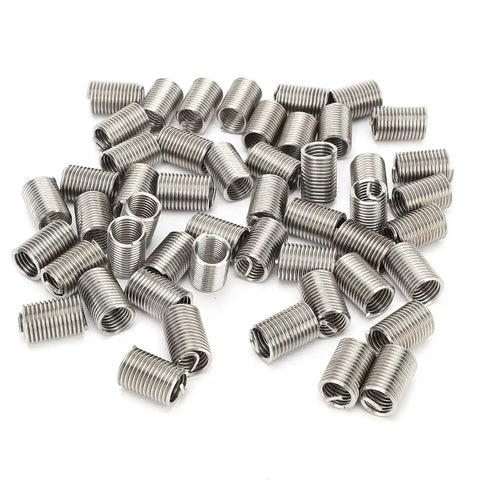 50 Piece Metric Helicoil Kit M10 X 1.5 X 2.5D Wire Thread Insert Sleeve Bushing For Thread Repair In Automotive Marine Machinery And Home DIY Projects