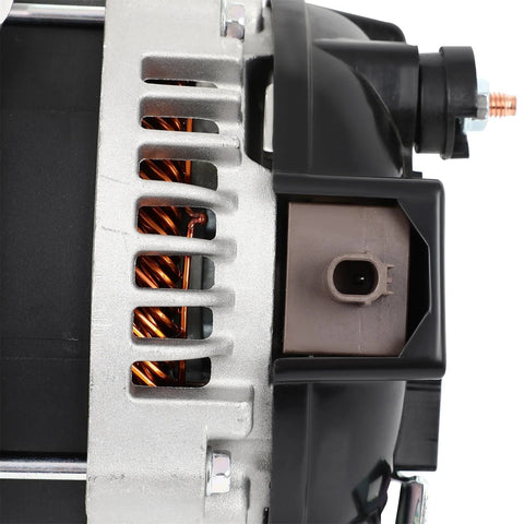 Close-up view of Alternator Replacement For Acura ILX 2.4L 2013 2014 2015 And Honda Civic 2.4L 2012 2013 2014 2015 And Honda CR-V 2.4L 2012 2013 2014 12V 120Amp S7 Pulley Fits 104210-1530 Easy Install Plug And Play