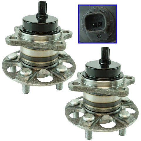 Rear Wheel Bearing And Hub Assembly Set For Toyota Prius 2010 2015 And Prius Plug-In 2012 2015, Dual Rear Left And Right Hub Bearings