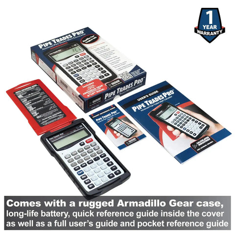 Pipe Trades Pro Advanced Layout And Design Calculator for Pipefitters Steamfitters Sprinklerfitters and Welders with Built In Data