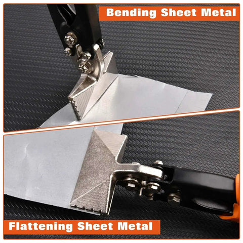 3 Inch Sheet Metal Hand Seamer With Straight Jaw Ergonomic TPR Handle bending and flattening metal edges