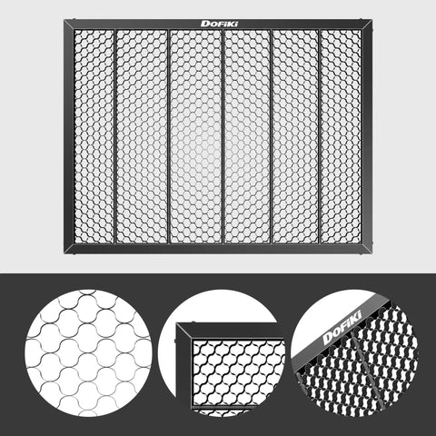 Honeycomb Laser Bed Plate For Falcon A1 And A1 Pro With Aluminum Bottom Panel Top Notch Temperature Shield Precision Support
