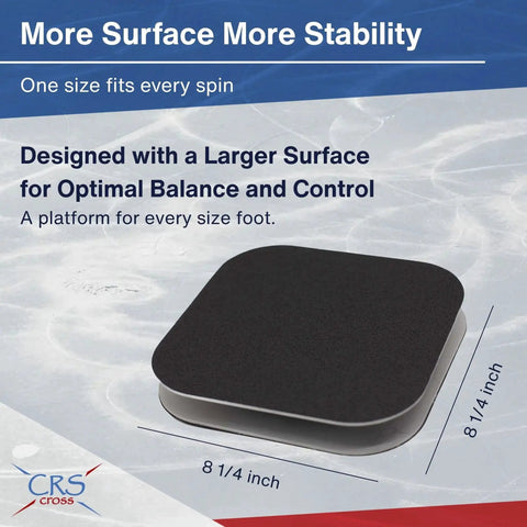Off Ice Figure Skating Spinner Training Aid For Balance And Centering Spins On Any Flat Surface 8 Inch Spin Trainer