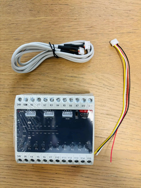 Compact Plug And Play 24V DC PLC With 10 Input 10 Transistor Output And 2 High Speed 100KHz Pulse Channels and wiring