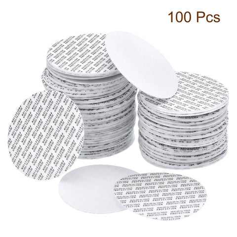 Awclub 40mm foam lid liner, 100-pack, white round jar seal liners for bottle caps