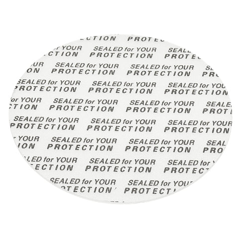 PATIKIL 51mm foam lid liner, white PS foam seal for bottle caps, 50-pack