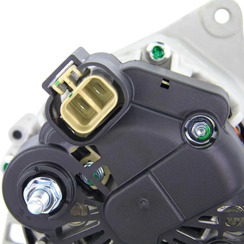 Close-up view of Drop-In Alternator Replacement for 2003-2007 Accent 1.6, 2005-2009 Spectra and Sportage 2.0, 2006-2009 Rio 1.6, 2004 Tiburon 2.0L L4