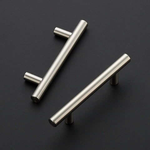10 Pack 5 Inch Cabinet Pulls In Brushed Nickel Stainless Steel For Kitchen Cabinets And Drawers With 3 Inch Center To Center Hole Spacing