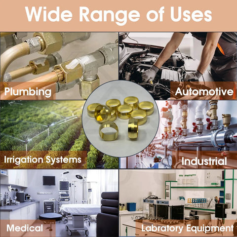 Brass compression ferrule sleeves for 5/8 in tube OD, air conditioning and refrigeration fittings