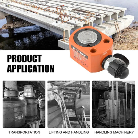 20 Ton Hydraulic Ram Jack With Single Acting Cylinder Porta Power Kit Lifting in industrial application settings
