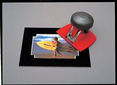 Mat Board Cutter 45 Degree Bevel For Precise Framing Aluminum Die Cast Grip NT Professional MAT45P Red and grey on mat board
