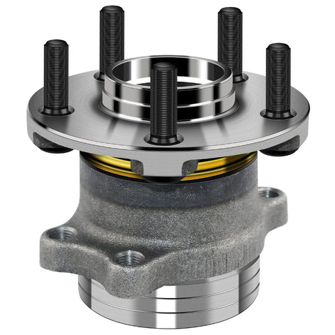 Low Runout Rear Wheel Bearing And Hub Assembly With 5 Lugs For Forester Crosstrek Impreza And XV Crosstrek Replacement 2 Piece Set