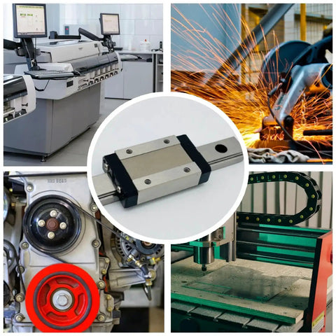Mini Linear Guide Rail 400mm Pair With MGN9H Sliding Block for precise motion in CNC machines and automation gear.