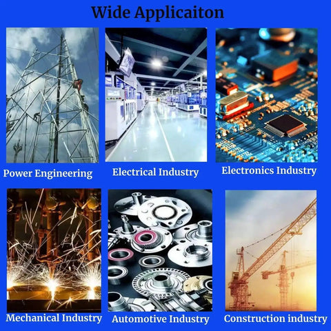 Image showing wide application in power engineering, electrical industry, electronics industry, mechanical industry, automotive, construction.
