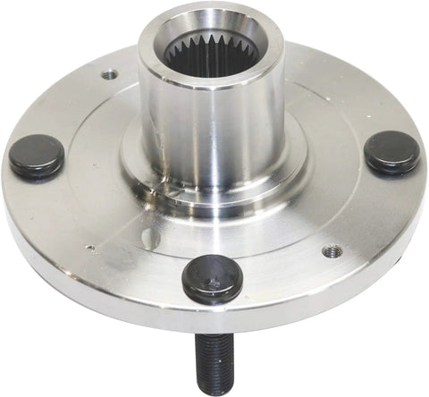 Front view of Front Wheel Hub Bearing Assembly Replacement Fits Hyundai Sonata 2002-2005, Kia Optima 2003-2005, Magentis 2002-2005 Left Or Right Side, 4 Lug Bolt Pattern Direct Fit OE Replacement Interchange 930011 showing 4-lug pattern.
