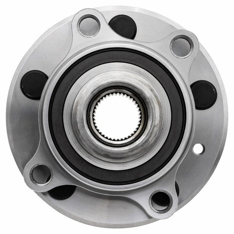 Top view of Front Or Rear Wheel Bearing Hubs Assembly For Ford Explorer And Police Interceptor Utility 5 Lug ABS 512460 Replacement