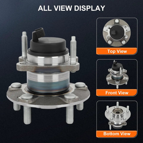 Premium Rear Wheel Hub Bearing Assembly 512436 For 2010 To 2013 Kia Forte Koup Forte5 And Forte Easy DIY Kit with installation views