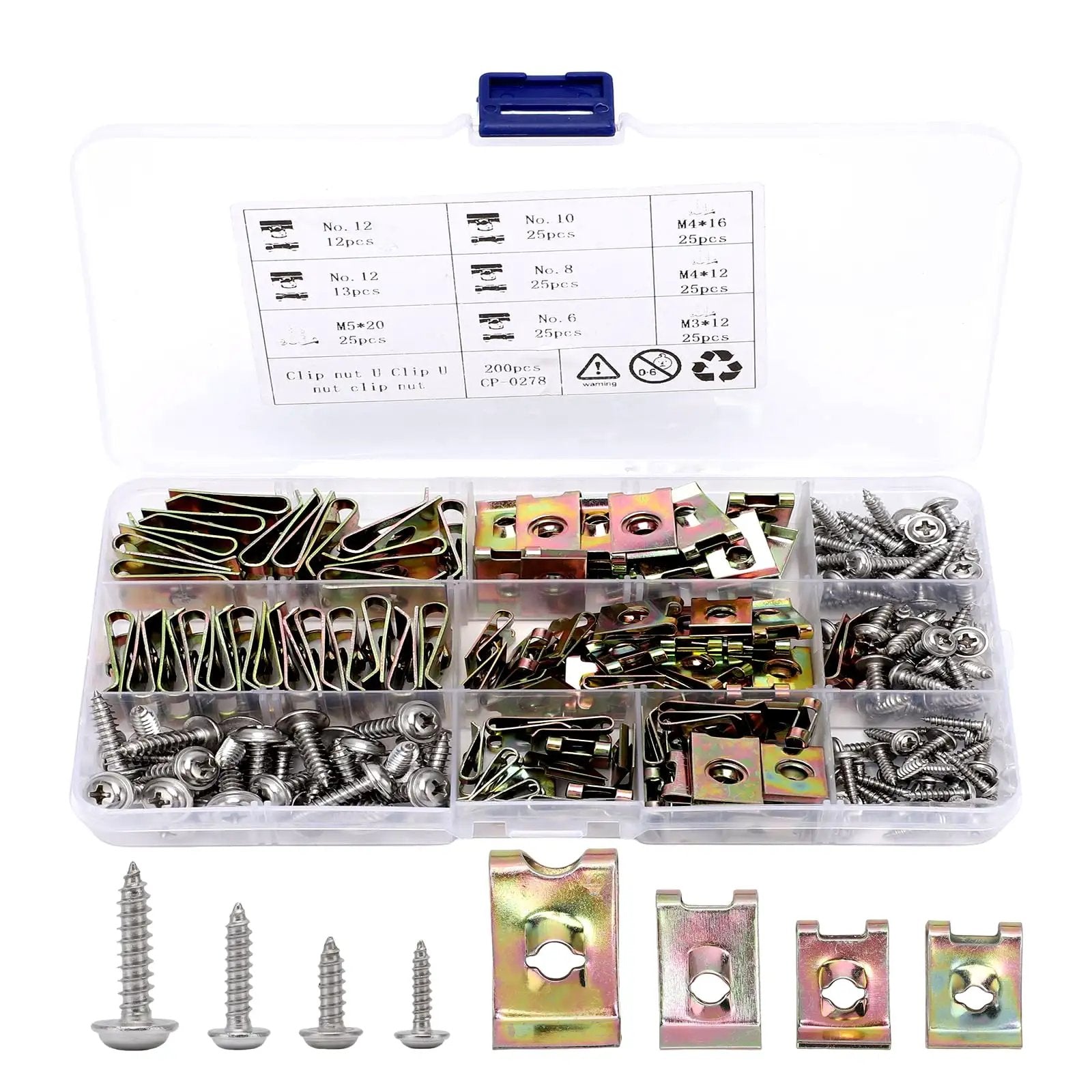 Must Have Auto Interior Fasteners Kit For 100Pcs Car U...