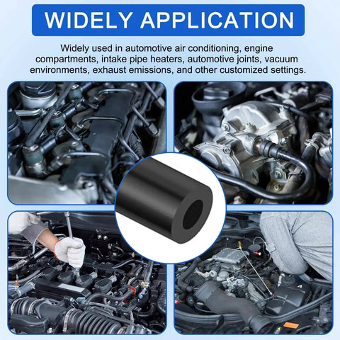 Epic 84 PC Silicone Vacuum Hose Kit With 6.6 Ft Hoses And 80 Connectors For Cars And DIY Auto Projects in engine compartments